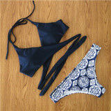 Casual Bikinis Set Push Up Women Swimsuit Sexy Floral Bathing Suit