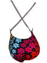 Casual X-Back Spaghetti Strap Awesome Floral Printed One Piece