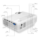 VANKYO Leisure 3 Mini Projector 1920*1080P Supported 170'' Portable Projector For Home