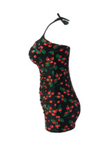 Casual Halter Fruit Printed Plus Size One Piece