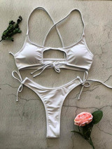 Sexy Plain Bikinis Swimwear