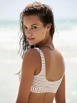 Sexy Striped Two-pieces Bikini Swimwear