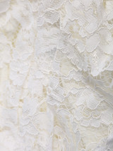 Casual Round Neck Lace Hollow Out Skater Dress