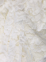 Casual Round Neck Lace Hollow Out Skater Dress