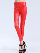Casual Hot Patchwork Hollow Out Plain Mid-Rise Legging