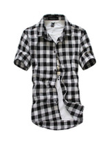 Casual Mens Classic Plaid Shirt