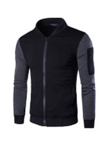 Casual Fleece Warm Mens Bomber Jacket