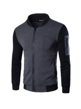 Casual Fleece Warm Mens Bomber Jacket