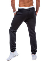 Casual Pocket Drawstring Letters Printed Men's Casual Pant