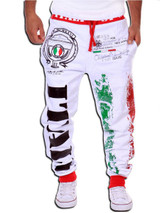 Casual Stylish Drawstring Printed Mid-Rise Men's Casual Pant