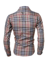Casual Classic Plaid Mens Shirt