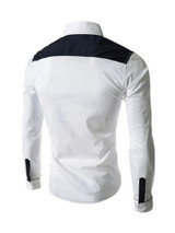 Casual Men's Decorative Small Lapel Shirt