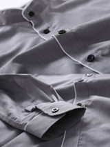 Casual Band Collar Men's Shirt
