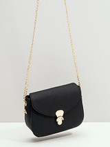 Casual Gold Chain Basic Crossbody Bag