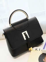 Casual Gold Handle Crossbody Bag