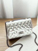 Casual Quilted Classic Pu Crossbody Bag