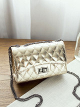 Casual Quilted Classic Pu Crossbody Bag