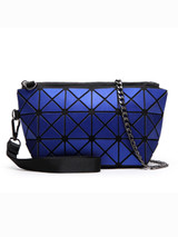 Casual Gold Geometric Pu Chain Hand Bag
