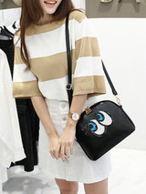 Casual Sequins Big Eyes Shell Bag