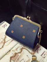 Casual Floral Printed Chain Crossbody Bag