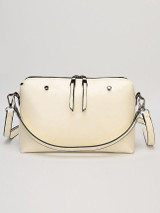 Casual Rivet Trim Basic Crossbody Bag