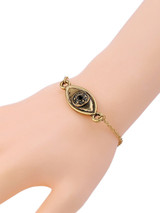 Casual Eye Shape Metal Bracelet Casual Eye Shape Metal Bracelet