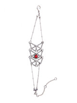Casual Red Crystal Rhinestone Bracelet