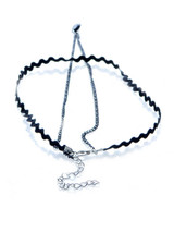 Casual Wave Layered Choker Necklace