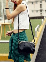 Casual Gold Carve Crossbody Bag