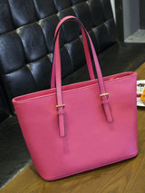 Casual Basic Big Capacity Plain Shoulder Bag