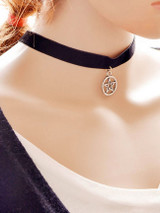 Casual Pentagram Velvet Choker Necklace Casual Pentagram Velvet Choker Necklace