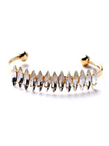 Casual Gold Plated Faux Crystal Adjustable Bracelet Casual Gold Plated Faux Crystal Adjustable Bracelet