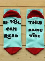 Casual Stylish Color Block Letter Short Sock