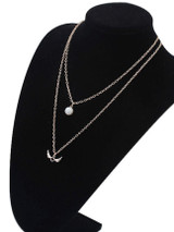 Casual Wing Pendant Chain Layer Necklace