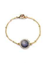 Casual Faux Crystal Rhinestone Bracelet