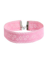 Casual Hollow Out Color Choker Necklace