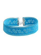 Casual Hollow Out Color Choker Necklace