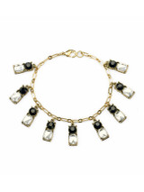 Casual Crystal Pendant Boho Bracelet