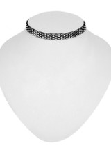 Casual Rhinestone Choker Necklace