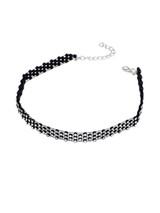Casual Rhinestone Choker Necklace