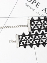 Casual Gothic Black Lace Choker Necklace