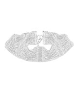 Casual Sparkling Layered Rhinestone Choker Necklace