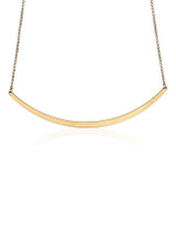 Casual Gold Plated Chain Simple Pendant Necklace