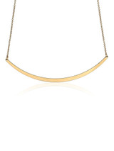 Casual Gold Plated Chain Simple Pendant Necklace
