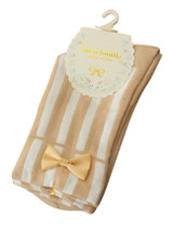 Casual Bowknot Striped Cotton Sock