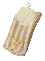 Casual Bowknot Striped Cotton Sock