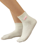 Casual Cotton Bowknot Casual Sock