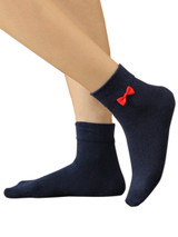 Casual Cotton Bowknot Casual Sock