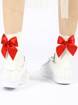 Casual Bowknot Cotton Stockings