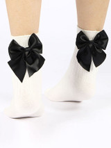 Casual Bowknot Cotton Stockings